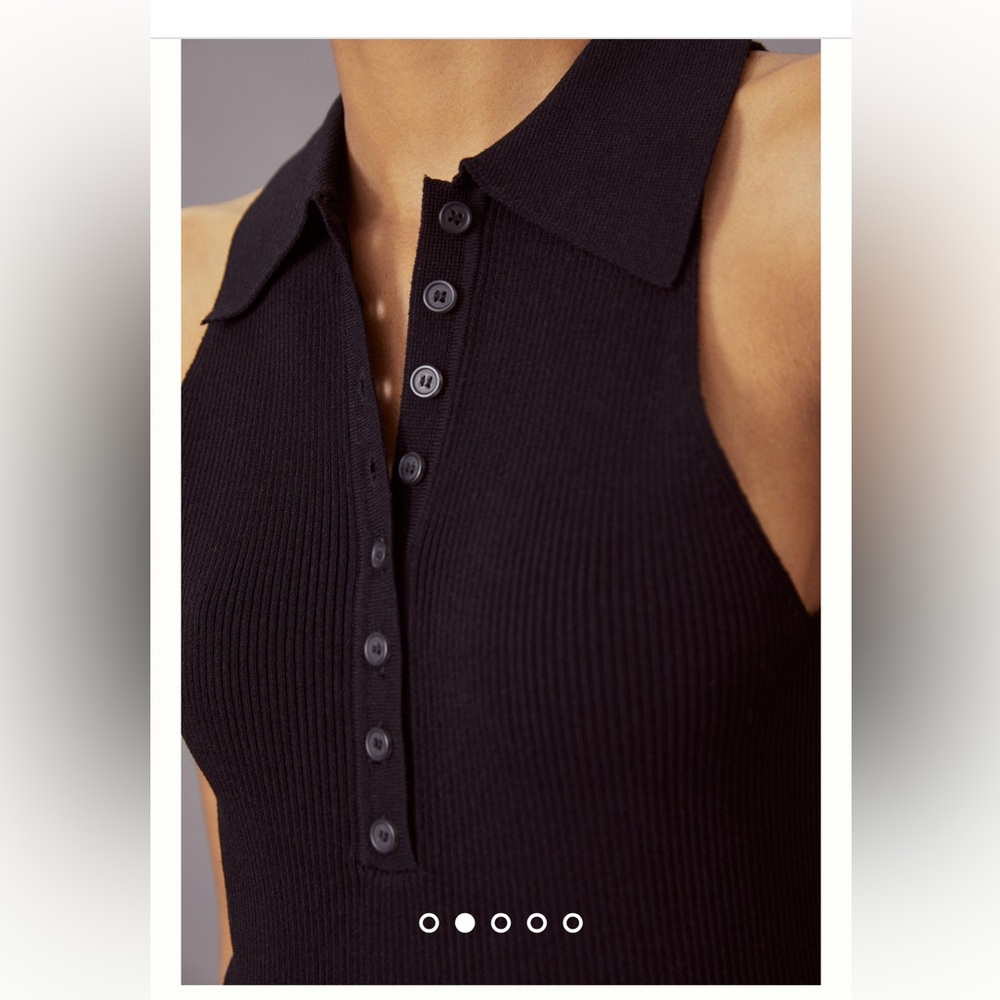 525 Knit Polo Tank